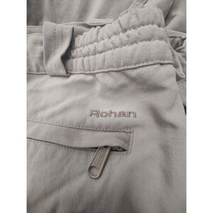 Rohan On Route Trousers Mens 34 Pants Chino Khaki Beige Gorpcore Performance Zip